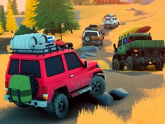 最大4人でオフロード車に乗り，自然を旅するドライビングゲーム「over the hill」，デモ版を配信開始