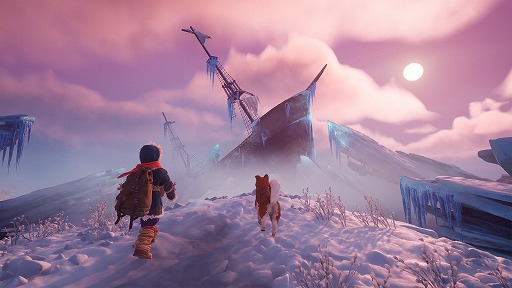 画像ギャラリー No.002のサムネイル画像 / 極寒の北極圏を舞台に,少年と愛犬ハスキーの大冒険が始まる。1人と1匹の協力アドベンチャー「IKUMA - The Frozen Compass」,2026年リリース