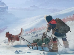 Mooneye Studios新作「IKUMA - The Frozen Compass」をプレイ。北極に残された少年水夫とハスキー犬のサバイバル物語［gamescom］