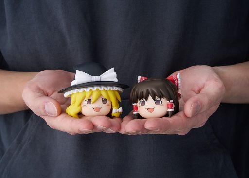 画像ギャラリー No.005のサムネイル画像 / 「ねんどろいどもあ ゆっくりしていってね!!!」，6月に発売決定。ゆっくり霊夢，ゆっくり魔理沙が2体セットでフィギュア化