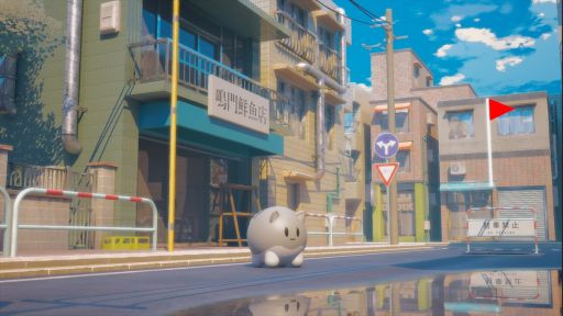 画像ギャラリー No.003のサムネイル画像 / まん丸でかわいい猫を操作して,広大な街でゴルフを楽しむ「キャットゴルフ」,Steamストアページを公開