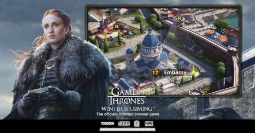 画像ギャラリー No.008のサムネイル画像 / 「Game of Thrones Winter is Coming」，G123で正式サービス開始。ドラマ「ゲーム・オブ・スローンズ」の世界を再現した王道ストラテジー