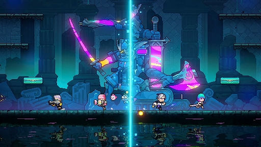画像ギャラリー No.006のサムネイル画像 / 「Neon Abyss 2」，最大4人でのマルチプレイも可能な体験版をリリース。さまざまなアイテムでキャラを強化していく2DローグライクACT