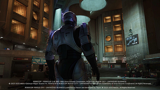 画像ギャラリー No.005のサムネイル画像 / PS5版「RoboCop: Rogue City - Unfinished Business」本日発売。死の要塞へと変貌したオムニタワーに乗り込み,最上階を目指して戦う