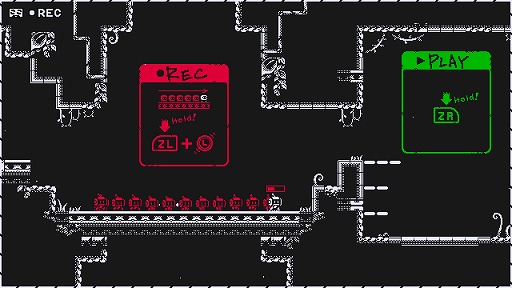 画像ギャラリー No.004のサムネイル画像 / 自分の動きを記録し，再生して進むアクションパズル「MotionRec」は徐々に答えに近づくトライ＆エラーとひらめきが気持ちいい［BitSummit］
