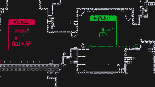画像ギャラリー No.005のサムネイル画像 / ［プレイレポ］「MotionRec」は，動きを“記録”“再生”して難関を越えていく。シンプルなシステムながら奥深いパズルゲーム