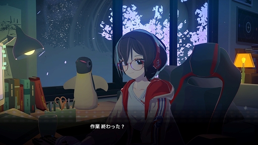 画像ギャラリー No.003のサムネイル画像 / チルいBGMや環境音とともに，少女と同じリズムでデスクワーク。作業用ADV「Chill with You : Lo-Fi Story」が発表に