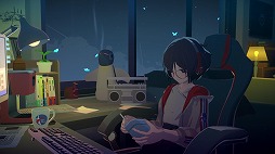 画像ギャラリー No.002のサムネイル画像 / 文学少女と一緒に作業する作業用ADV「Chill with You : Lo-Fi Story」Steamでリリース。オリジナル楽曲を含む23曲と環境音を多数収録