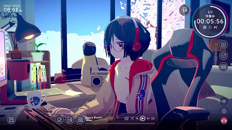 画像ギャラリー No.006のサムネイル画像 / 文学少女と一緒に作業する作業用ADV「Chill with You : Lo-Fi Story」Steamでリリース。オリジナル楽曲を含む23曲と環境音を多数収録