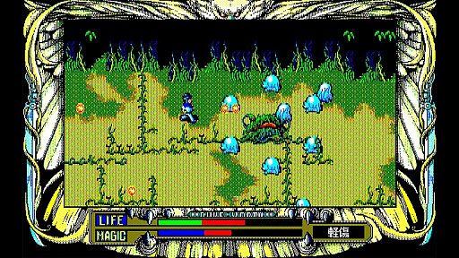 画像ギャラリー No.003のサムネイル画像 / 「EGGコンソール ルーンワース 黒衣の貴公子 PC-9801」,5月8日配信。1989年にT&E SOFTから発売されたアクションRPG