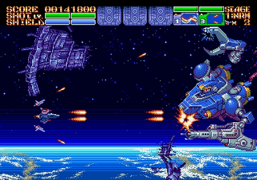 画像ギャラリー No.002のサムネイル画像 / 古代祐三氏が手掛けるレトロ2DSTG「アーシオン」,ダウンロード版の発売日が7月31日に決定