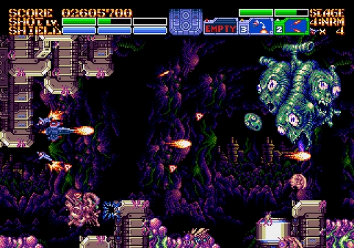 画像ギャラリー No.005のサムネイル画像 / 古代祐三氏が手掛けるレトロ2DSTG「アーシオン」,ダウンロード版の発売日が7月31日に決定