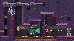 画像ギャラリー No.005のサムネイル画像 / ヴルスラ星人の侵略を食い止めろ！ 2Dアクションゲーム「バスレロエス インベージョン」8月7日に発売。PS5向けパッケージ版の予約受付を開始