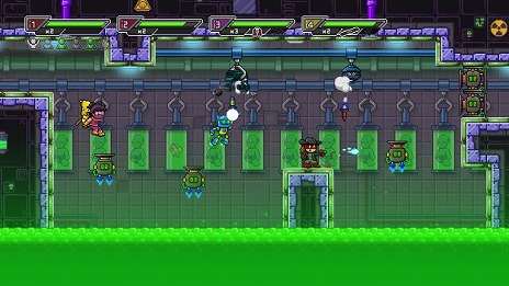 画像ギャラリー No.009のサムネイル画像 / ヴルスラ星人の侵略を食い止めろ！ 2Dアクションゲーム「バスレロエス インベージョン」8月7日に発売。PS5向けパッケージ版の予約受付を開始