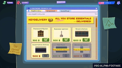 画像ギャラリー No.004のサムネイル画像 / 経営シム「The Last Gas Station」の開発をアナウンス。電気自動車が支配する世界で，町外れのガソリンスタンドを運営しよう