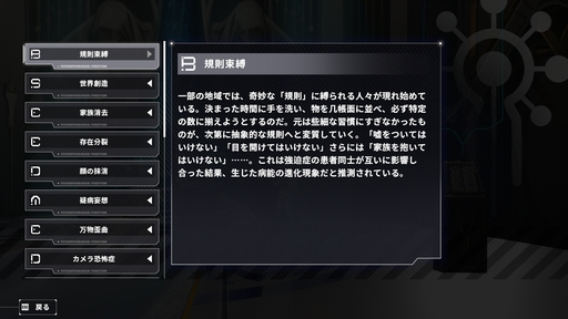 画像ギャラリー No.014のサムネイル画像 / ［プレイレポ］体験版が配信中の「病能探偵」は認知の異常が“偽証”を生む，プレイヤーまで病みそうな推理アドベンチャー