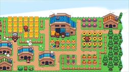 画像ギャラリー No.002のサムネイル画像 / デスクトップ上でゆったり町を発展させていく経営SLG「稲穂町の物語：放置ほっこりタイム」，デモ版をSteamで配信開始