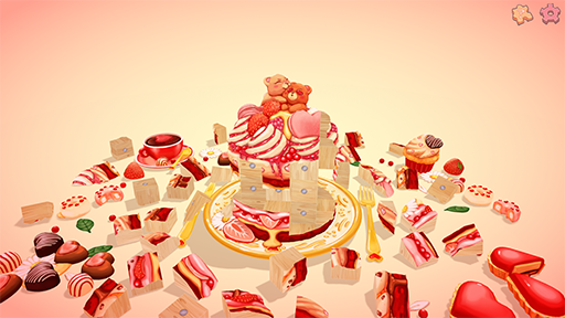 画像ギャラリー No.009のサムネイル画像 / 思わずお腹が減ってくるお料理ブロックパズル「UMAMI」，2025年後半にリリース。つられてやってきた動物を撫でられる