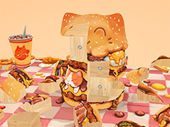 思わずお腹が減ってくるお料理ブロックパズル「UMAMI」，2025年後半にリリース。つられてやってきた動物を撫でられる