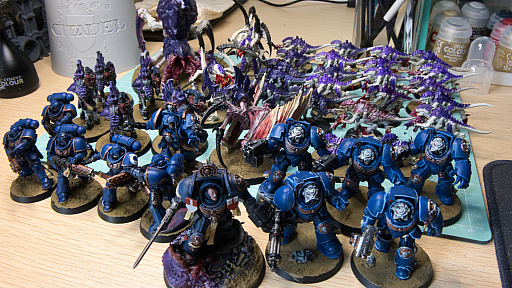 画像ギャラリー No.022のサムネイル画像 / そろそろ始めたい「Warhammer 40,000」(前編)。作って,塗って,戦える“大人のミニチュアホビー”はロマンの底なし沼だった!【PR】