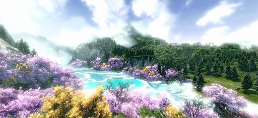 画像ギャラリー No.002のサムネイル画像 / 「逆水寒」新春バージョンを実装。広大な新マップ「仙居原」や,最大60人参加の大規模PvP「仙原の覇者」を追加
