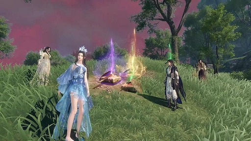 画像ギャラリー No.009のサムネイル画像 / 「逆水寒」新春バージョンを実装。広大な新マップ「仙居原」や,最大60人参加の大規模PvP「仙原の覇者」を追加