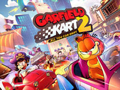 猫キャラ漫画のガーフィールドと仲間たちがカートレースに挑む。「Garfield Kart 2 - All You Can Drift」，9月10日に発売決定