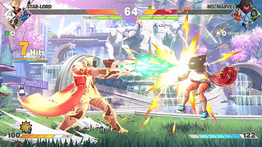 画像ギャラリー No.021のサムネイル画像 / ［プレイレポ］「MARVEL Tōkon: Fighting Souls」4対4のド派手&スピーディな対戦を実現し，ワンボタン必殺技やボタン連打のコンボで遊びやすさも両立
