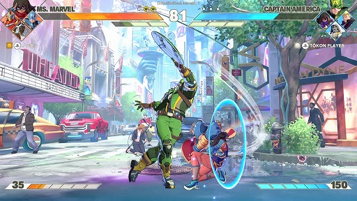 画像ギャラリー No.028のサムネイル画像 / ［プレイレポ］「MARVEL Tōkon: Fighting Souls」4対4のド派手&スピーディな対戦を実現し，ワンボタン必殺技やボタン連打のコンボで遊びやすさも両立