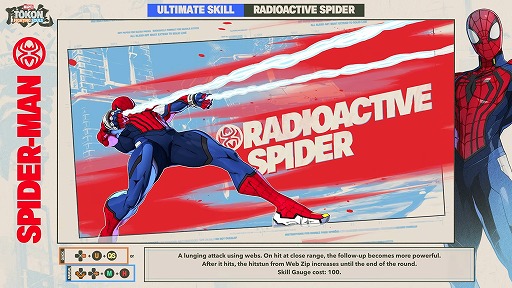 画像ギャラリー No.008のサムネイル画像 / 「マーベル闘魂」，親愛なる隣人「スパイダーマン」のガイド動画を公開。高い機動力，飛び道具，当て身，設置技まで揃った万能キャラクター