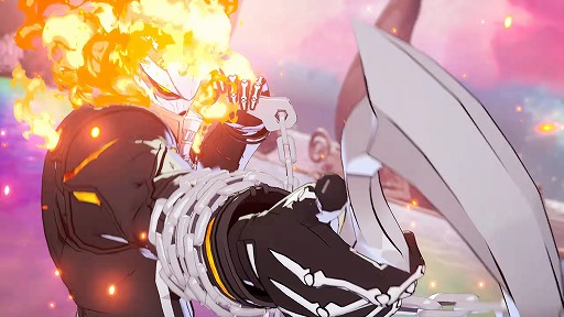 画像ギャラリー No.001のサムネイル画像 / 「マーベル闘魂」,復讐の炎で敵を焼き尽くす「ゴーストライダー」ガイド動画を公開。固有ゲージ「VENGENCE GAUGE」の管理がカギになる
