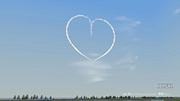 画像ギャラリー No.006のサムネイル画像 / 「Dancing Wings - The Aerobatic Simulator」,Steamで体験版を配信開始。T-4を飛ばし,1人で編隊アクロバット飛行を演じられるフライトシム