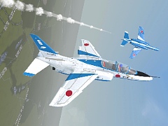 ��Dancing Wings - The Aerobatic Simulator�ס�Steam���θ��Ǥ��ۿ����ϡ�T-4�����Ф���1�ͤ����⥢�����Хå����Ԥ�餸����ե饤�ȥ���