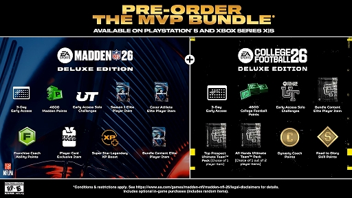 画像ギャラリー No.007のサムネイル画像 / 「EA SPORTS Madden NFL 26」，最新トレイラーを公開。AI学習により過去10年分の試合で行われてきたプレイをデータ化し，ゲームに反映