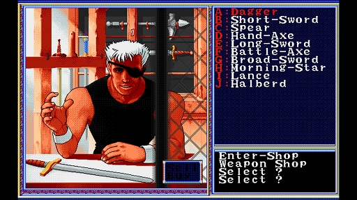 画像ギャラリー No.007のサムネイル画像 / 「EGGコンソール リバイバル ザナドゥ イージーバージョン PC-9801」本日配信。オリジナルの難しさはそのままにグラフィックスなどを強化