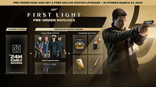 画像ギャラリー No.010のサムネイル画像 / 「007 First Light」,007シリーズらしいシネマティックな作風を確認できるゲーム映像を公開。発売は2026年3月27日に決定