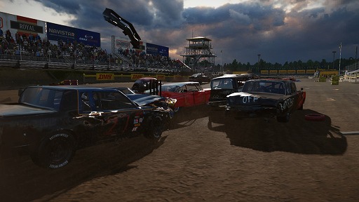 画像ギャラリー No.013のサムネイル画像 / スマホ版「Wreckfest」を30分間無料で遊べる「Wreckfest Try & Buy」がリリース。芝刈り機やバスがぶつかり合う大乱闘ドライブアクション