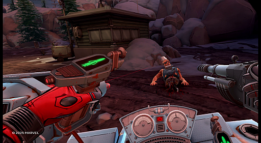 画像ギャラリー No.001のサムネイル画像 / ［プレイレポ］「Deadpool VR」試遊レポート。アタマだけでゲームが始まる（？），VRで体感する俺ちゃんのアクション