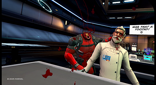 画像ギャラリー No.002のサムネイル画像 / ［プレイレポ］「Deadpool VR」試遊レポート。アタマだけでゲームが始まる（？），VRで体感する俺ちゃんのアクション