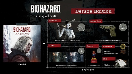 画像ギャラリー No.009のサムネイル画像 / 「バイオハザード レクイエム」予約受付を本日開始，各エディションの詳細情報が公開に。「フォートナイト」コラボも決定