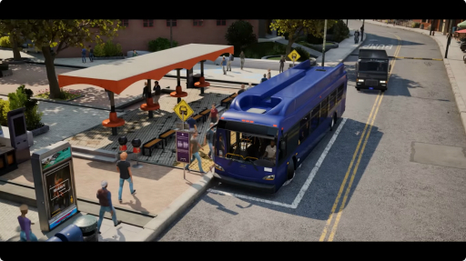 画像ギャラリー No.002のサムネイル画像 / バス運転シム「BUS BOUND」が発表に。交通インフラとしての役割を果たし，活気に満ちた街を目指そう