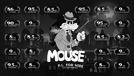 画像ギャラリー No.002のサムネイル画像 / 「MOUSE:やとわれの探偵」,Switch2&PS5向けパッケージ版を発売。クラシックなカートゥーンの世界観を手描きアニメーションで再現したFPS