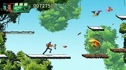 画像ギャラリー No.009のサムネイル画像 / クモと恐竜のハイブリッドモンスターを駆逐する2Dアクション「スパイダーサウルス」，PS5/PS4/Switch向けに本日リリース