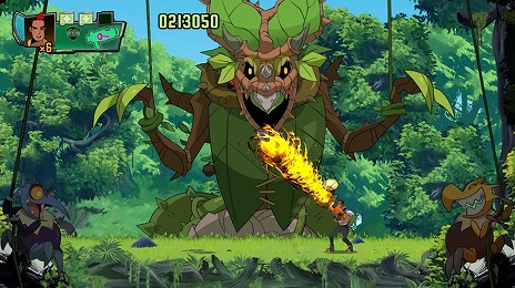 画像ギャラリー No.018のサムネイル画像 / クモと恐竜のハイブリッドモンスターを駆逐する2Dアクション「スパイダーサウルス」，PS5/PS4/Switch向けに本日リリース