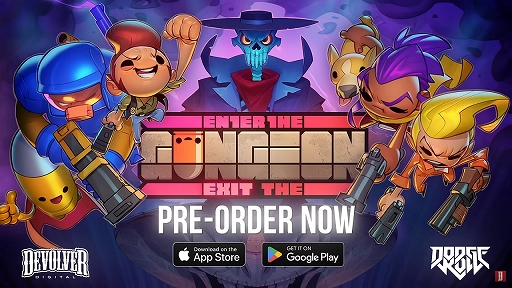 画像ギャラリー No.001のサムネイル画像 / 「Enter The Gungeon」「Exit the Gungeon」のスマホ版が発表。新キャラとして“Cult of the Lamb”の主人公が参戦