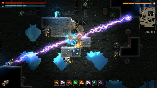 画像ギャラリー No.004のサムネイル画像 / 「SteamWorld Dig」,Steamで無料配布を実施中。採掘ロボットとなって鉱山の奥に潜む謎を解き明かすアクションADV