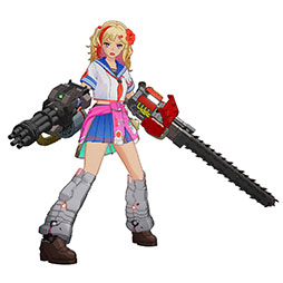 画像ギャラリー No.019のサムネイル画像 / 改造人間「マシンガール」と巨大ブラック企業の戦いを描くアクションSTG「ゼンシンマシンガール」，10月23日に発売