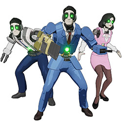 画像ギャラリー No.024のサムネイル画像 / 改造人間「マシンガール」と巨大ブラック企業の戦いを描くアクションSTG「ゼンシンマシンガール」，10月23日に発売