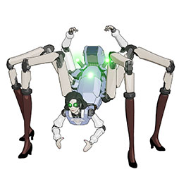 画像ギャラリー No.025のサムネイル画像 / 改造人間「マシンガール」と巨大ブラック企業の戦いを描くアクションSTG「ゼンシンマシンガール」，10月23日に発売