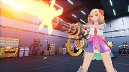 画像ギャラリー No.036のサムネイル画像 / 改造人間「マシンガール」と巨大ブラック企業の戦いを描くアクションSTG「ゼンシンマシンガール」，10月23日に発売